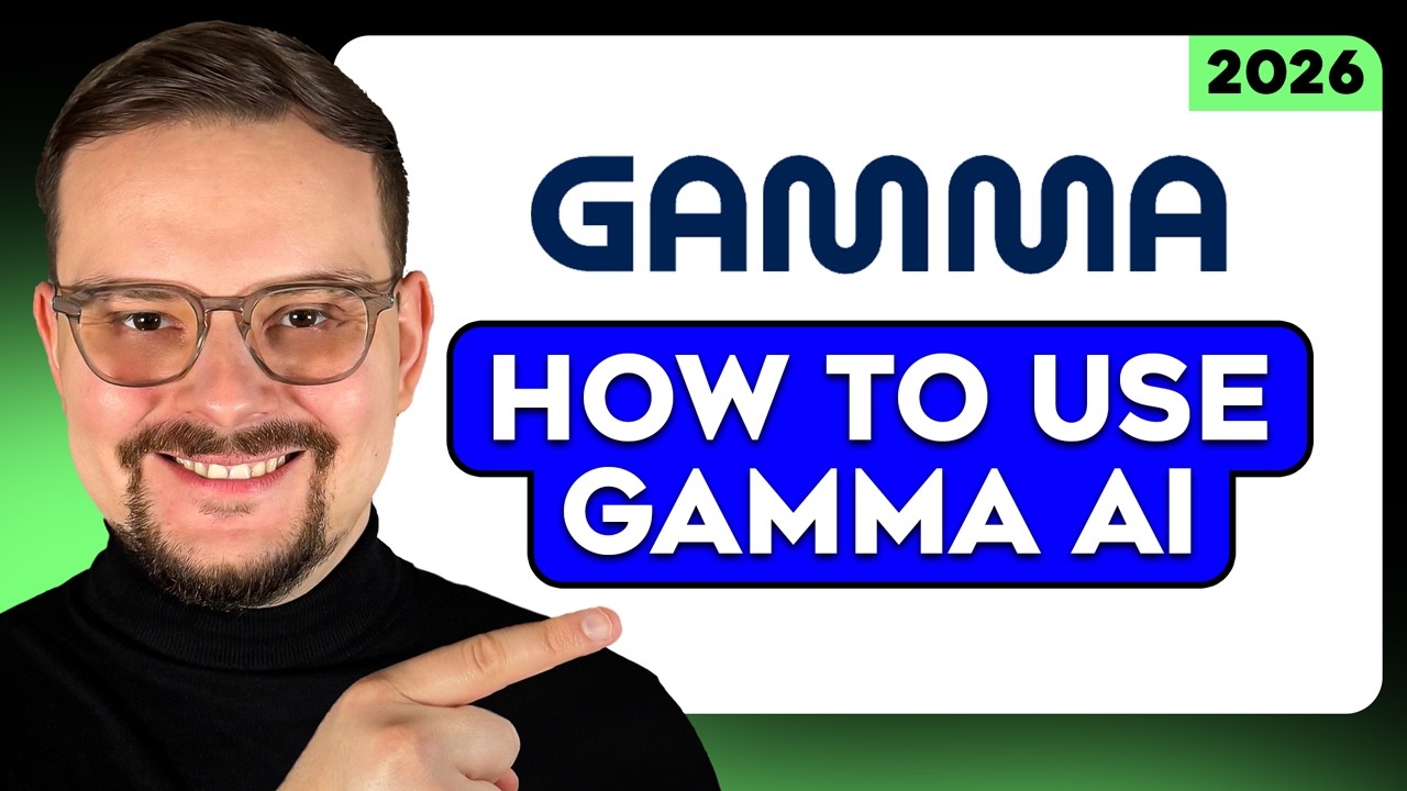 Gamma App Tutorial - 2026 | From Idea to Slides in Seconds - Build Full Presentation Inside Claude video thumbnail