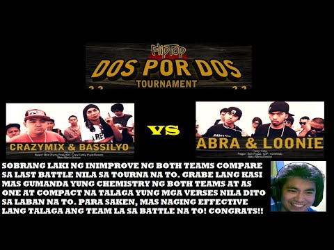Fliptop DPD 2012 - Crazymix/Bassilyo vs Loonie/Abra | Review Video #302