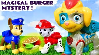 Magical Burger Mystery with the toy Paw Patrol Pups