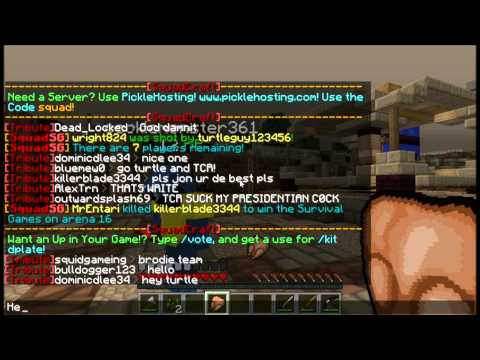 Squadcraft - Hungergames with Rusher and Mitch