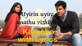 Download lagu UYIRIN UYIRE  UNATHU VIZHIYIL|| Thandavam❤️| TAMIL KARAOKE 🎤ENGLISH LYRICS | SING ALONG  mp3