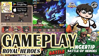 ROYAL HEROES GAMEPLAY - RPG GAME (ANDROID/IOS)