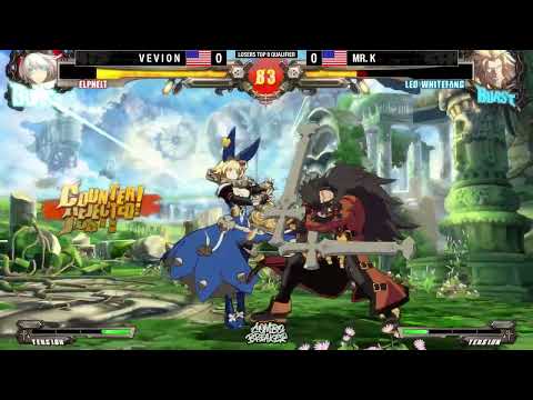 V e v i o n (Elphelt) vs Mr. K (Leo) - Combo Breaker 2022 GGXRD Losers Top 12