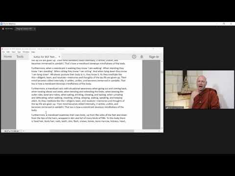 DAY 1 EVENING SUTTA CLASS   AJAHN BRAHMALI 2022  BGF 30 APR 2022