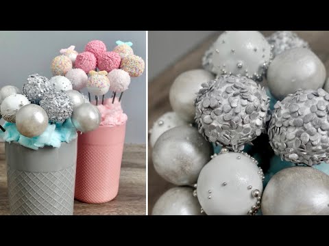 All the Basics of Decorating, Sprinkling & Making Metallic Cake Pop Bouquets|4K Cake Pop Class Pt. 2