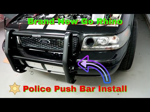 Easiest Way To Install A Police Push Bar On A Crown Victoria