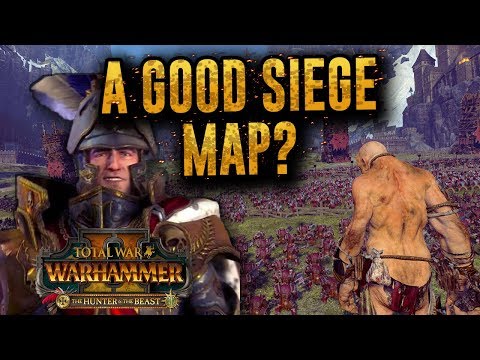 Epic Empire Last Stand Vs Massive Hordes Of Ocrs (Empire Fort) - Total War Warhammer 2