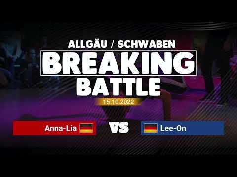 Allgäu/Schwaben Battle 2022 | 1vs1 Juniors | TOP8 – Anna-Lia -VS- Lee-On