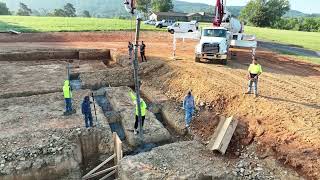 Unique Aerial View® - Jensen Construction First Pour