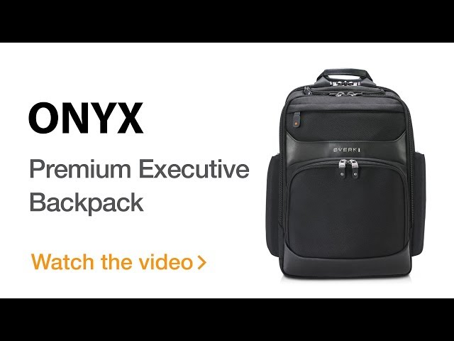Video Teaser für EVERKI Onyx Premium Travel Friendly Laptop Backpack, up to 15.6-Inch (EKP132)
