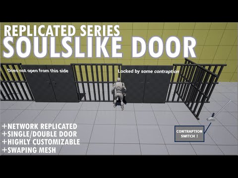 Replicated Series: Soulslike Door (Unreal Marketplace)