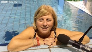 preview picture of video 'Wokingham lady tackles diabetes in the pool'