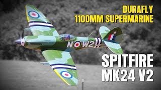 Durafly Supermarine Spitfire Mk24 V2 with Retracts/Flaps/Nav Lights 1100mm (43