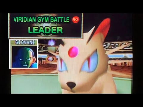 Pokémon Stadium - VS Giovani! [R-2] (Rentals Only - Gym Leader Castle)
