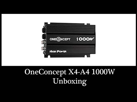Oneconcept 1000W Endstufe Verstärker Oneconcept X4-A4 Echte 1000W für 30€? Unboxing DIY Selbstbau