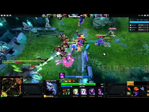 DotA 2 Witch Doctor ULTRA KILL @ Fountain.