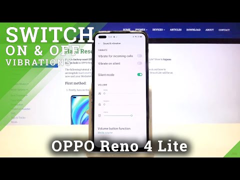 How to Customize Vibration on OPPO Reno 4 Lite – Vibration Settings