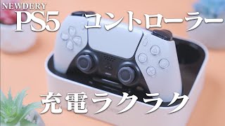 高コスパ PS5コントローラーを最大２台同時充電可能なチャージャーをレビュー NEWDERY