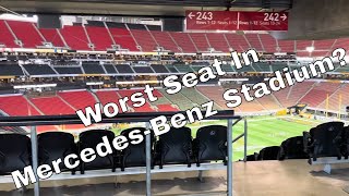 Is There A Bad Seat At Mercedes-Benz Stadium