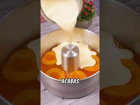 Divino postre de durazno como nunca has visto! 😋❤️ #gelatina #melocotón #postre #dulce #receta