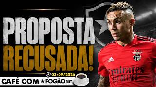 CAFÉ COM FOGÃONET: CEBOLINHA RECUSA PROPOSTA DO BOTAFOGO | ARTHUR CHAVES CHEGA AO RIO