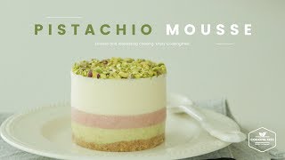 색소 NO! 피스타치오 크림치즈 무스케이크 만들기:Pistachio cream cheese mousse cake Recipe:ピスタチオムースケーキ -Cookingtree쿠킹트리