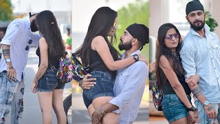 real  kissing  /prank on my cute college girlfriend / Gone romantic / trending video now