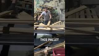 CEO of dismantling wooden pallets! 🫡👏   -  🎥 diaa_gahnem