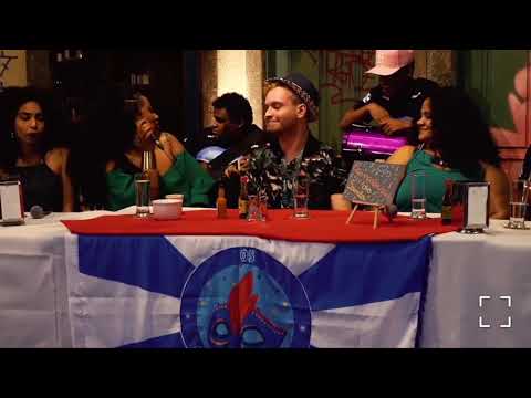 Grazzi Brasil canta samba Tuiuti 2018 gravação para Os carnavalizados