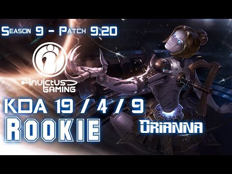 IG Rookie ORIANNA vs AURELION SOL Mid - Patch 9.20 EUW Ranked