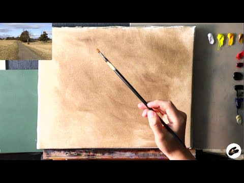 Oil Painting Landscape - LIVE! | Virtual Painting Session