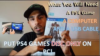 2022 HOW TO PUT PS4/PS5 GAMES (DISC ONLY) ON PC FOR FREE *NEW WAY *UPDATED december 2022 GTA 6