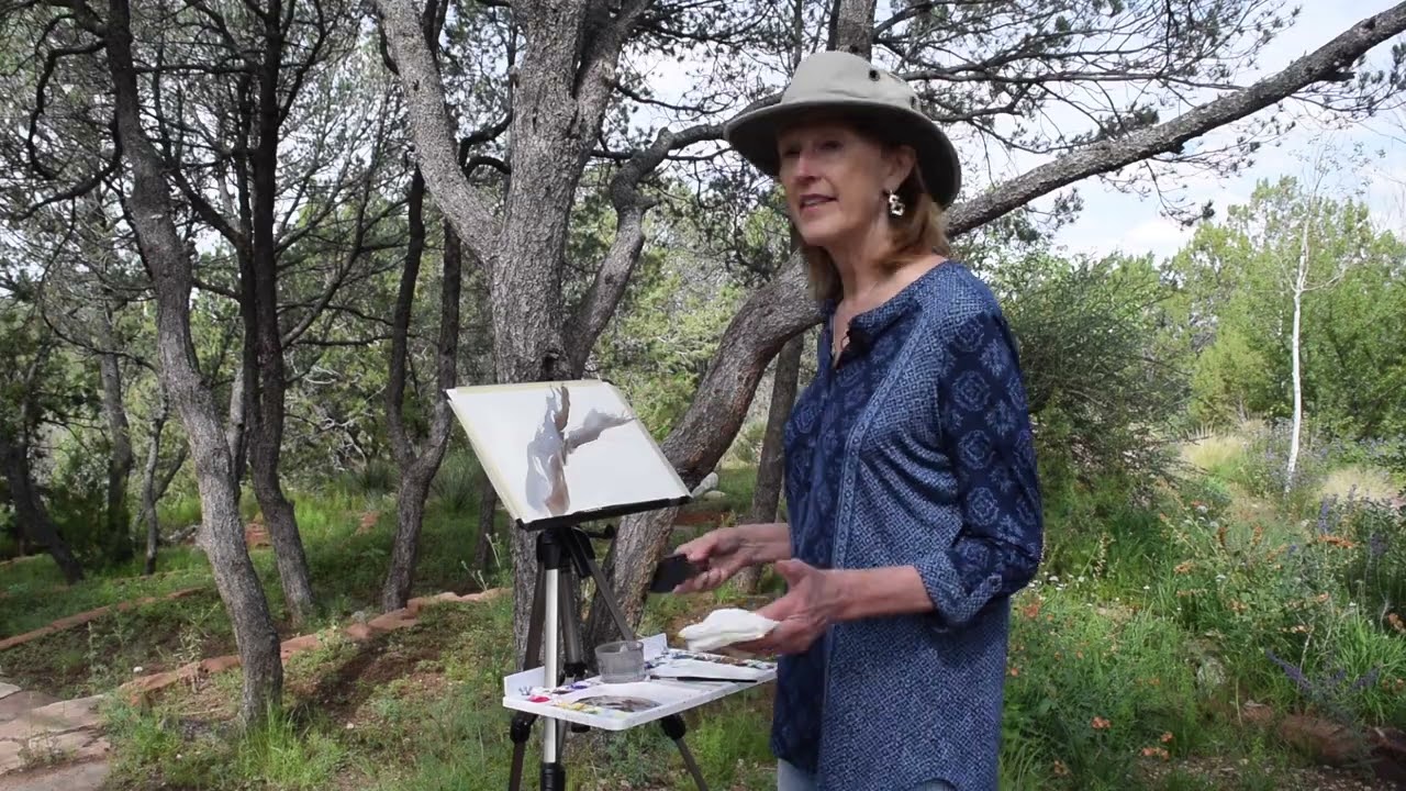 Painting Bark from Quick Tips with Mary Whyte