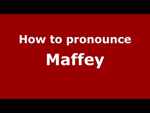 How to pronounce Maffey (Spanish/Argentina) - PronounceNames.com