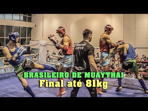 Brazilian Muay Thai CBMTT - Final 81kg - Geverson Bergamo VS Leonardo Forte
