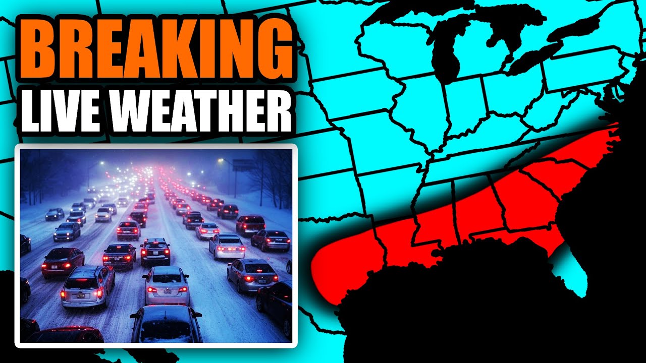 🔴LIVE - Historic Winter Storm Coverage With Storm Chasers On The Ground, Live Weather Channel...
