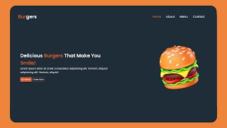Responsive Food / Restaurant website using HTML and CSS.