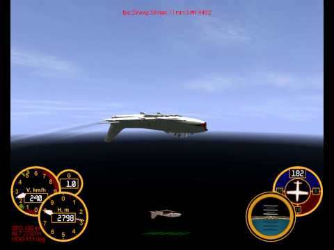 IL-2 1956 V1.1 Test 04/12/2011 - Full Stick pull at 500 km/h TAS, neutral trim