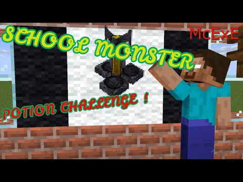 Minecraft-Monster School [Magic Potion Challenge] My First Animation #SchoolMonster