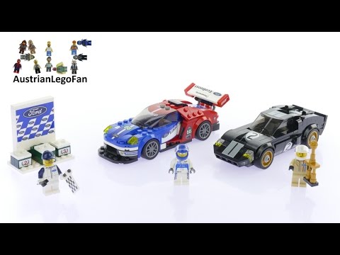 Vidéo LEGO Speed Champions 75881 : 2016 Ford GT & 1966 Ford GT40