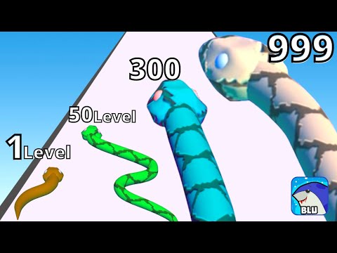 Colorful Snake - MAX LEVEL Gameplay Walkthrough + All Levels (New Mobile Game Android,ios Games 5-20 - YouTube