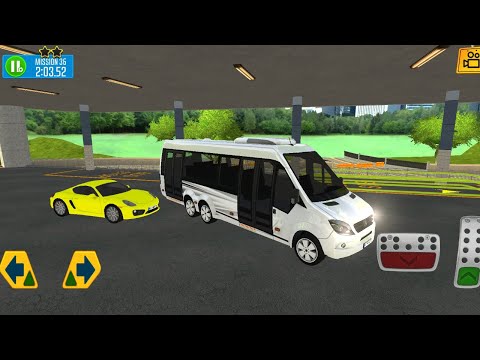 Multi Floor Garage Driver Ep7 - City Bus Driving Android IOS Gameplay