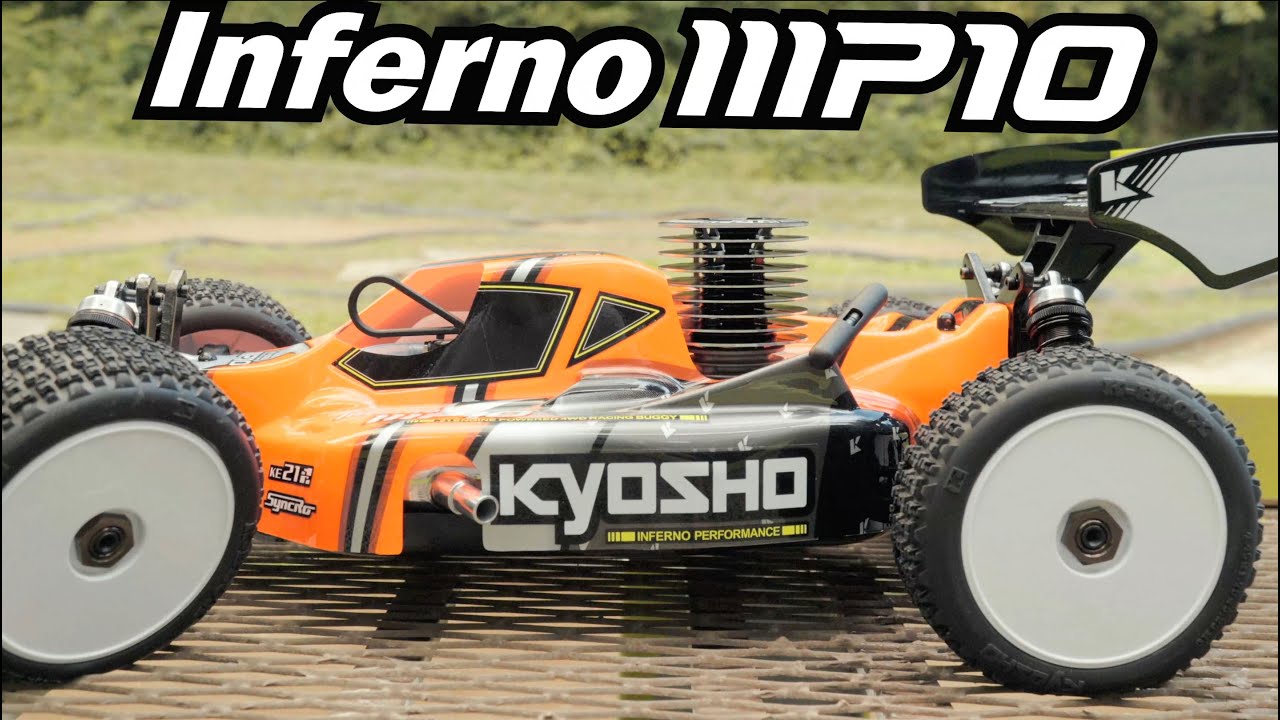 Kyosho Buggy Inferno MP10 4WD Nitro rouge, ARTR, 1:8