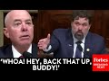 SHOCK MOMENT: Mayorkas Calls Morgan Luttrell  'Congresswoman,' Then Luttrell Reacts