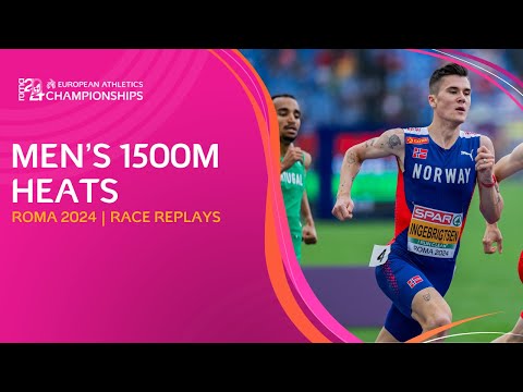 Men's 1500m heats. FULL race replays | Roma 2024
