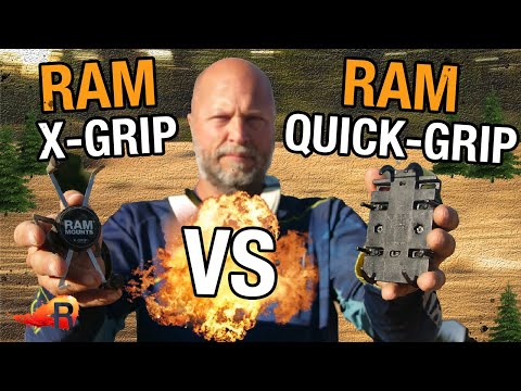 RAM X-GRIP VS RAM QUICK GRIP | Motorcycle Phone Mounts