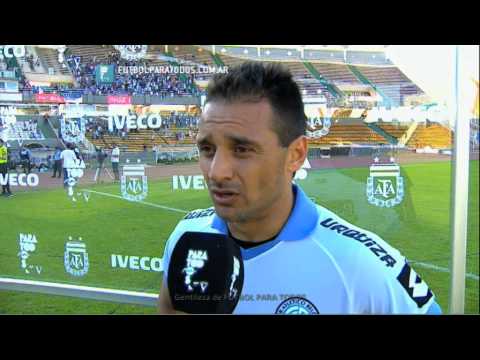 Pereyra: "Es bueno poder sumar de a tres ".Belgrano 3 - Rafaela 0. Fecha 5. Primera 2014. FPT