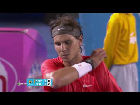 Nadal vs Ferrer - Australian Open 2011 QF Highlights