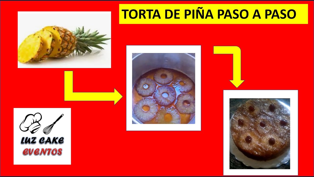 TORTA DE PIÑA VENEZOLANA de 1 kilo 🍍 Receta paso a paso 🥧🥧