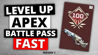 FASTEST WAY to Level Up Your Apex Legends Battle Pass Season 1